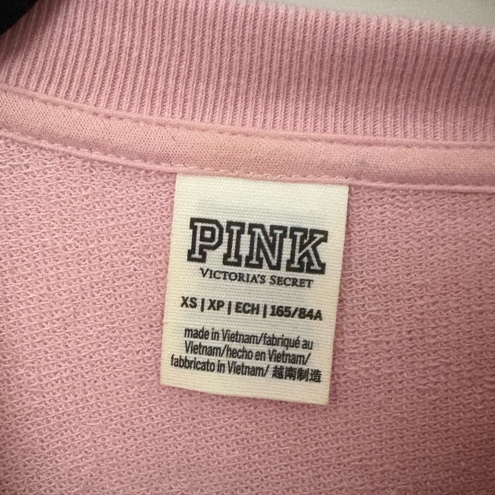 PINK Victoria's Secret Soft Pink Sweatshirt - Picture 3 of 3